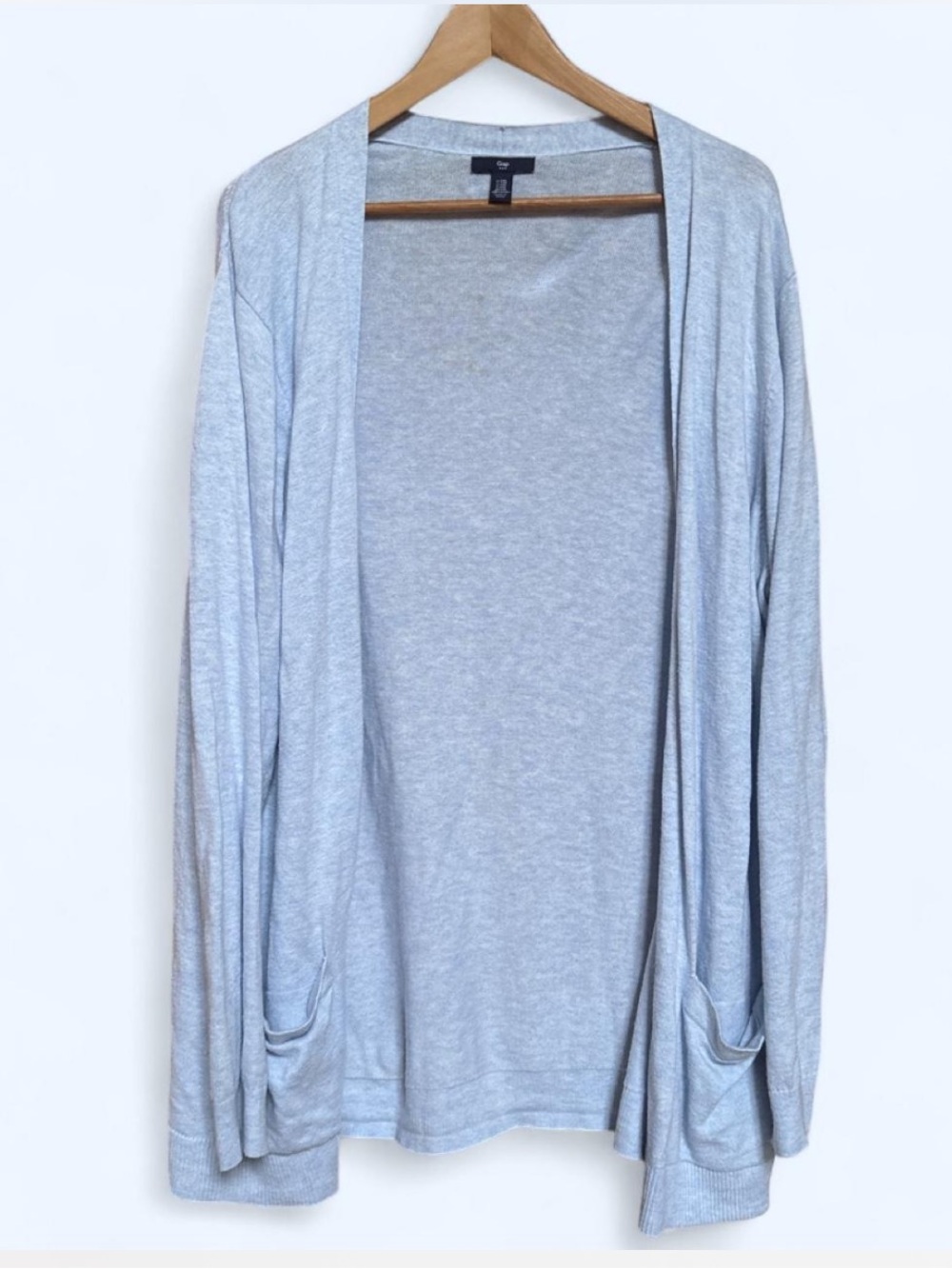 Gap Baby Blue Open Front Cardigan